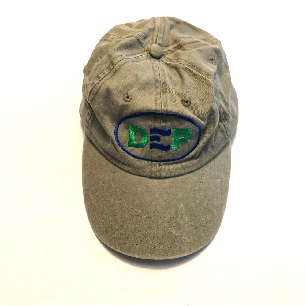 New York City Department of Environmental Protection Cap Stonewashed Green NWOT